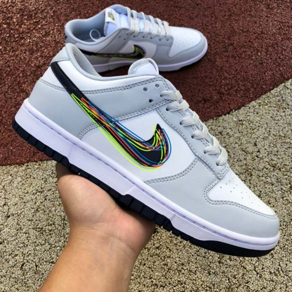 Nike Dunk Low X 3d Swoosh Sneakers